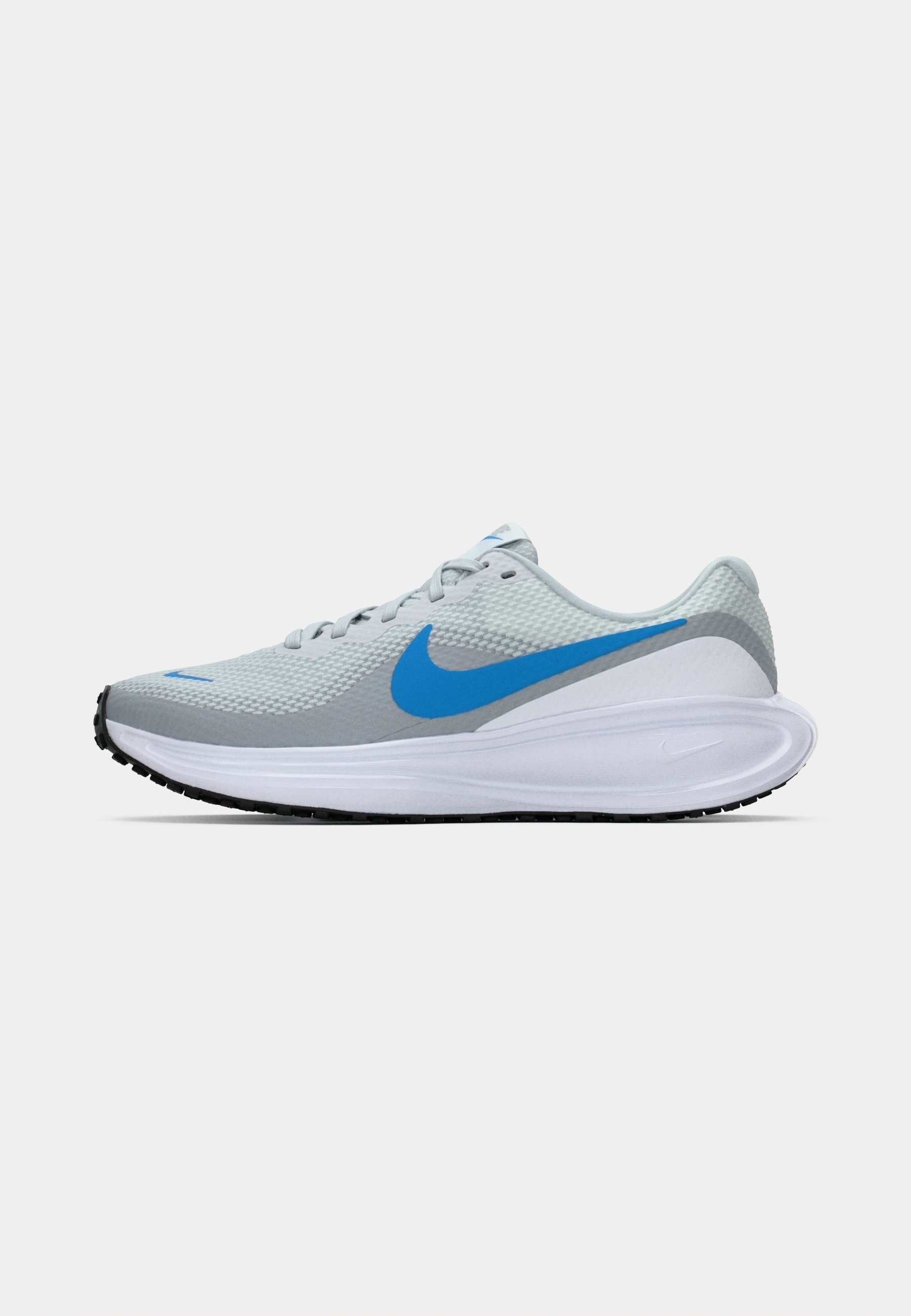 Nike Performance REVOLUTION 8 - Chaussures de running sur route - Platine pur/Bleu héros/Gris loup/Blanc/Noir