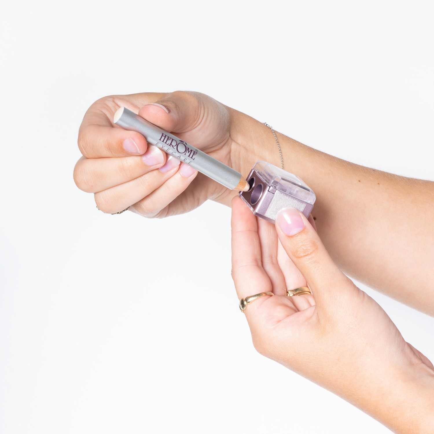Herome Cosmetics uzacu zīmuļu duālais asināmais – 1 gab.