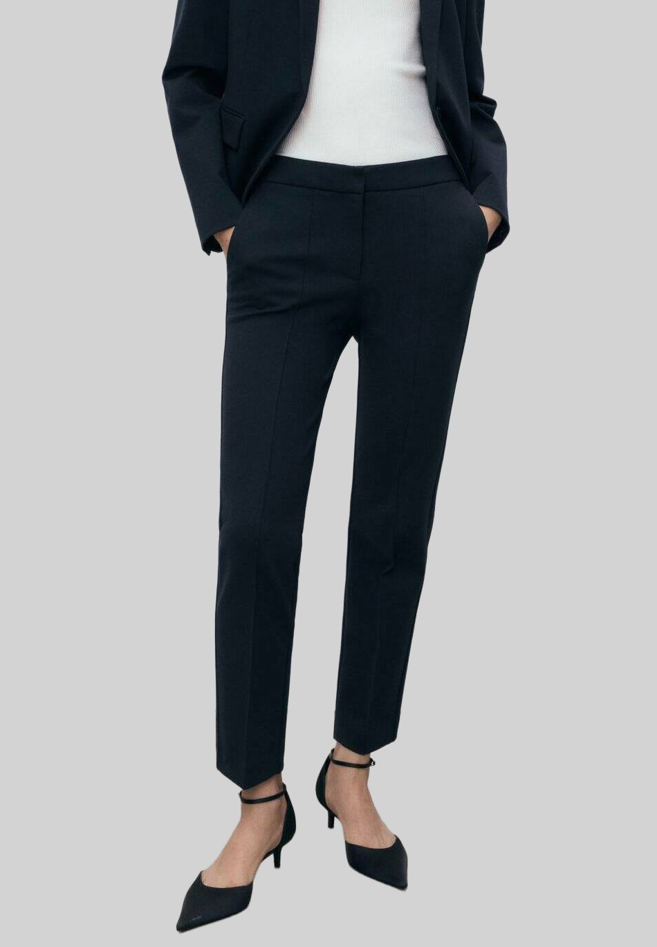Pantaloni Mango - blu royal