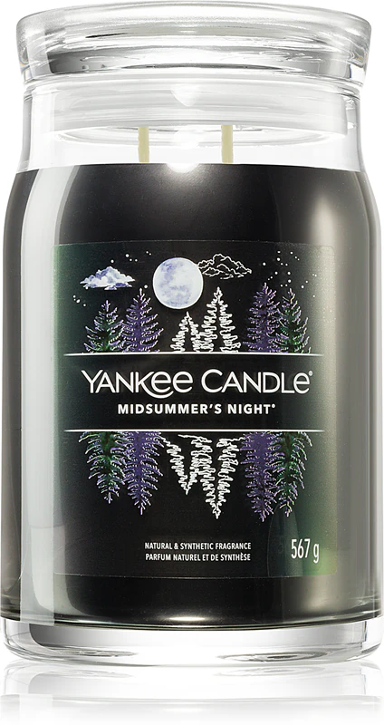 Vela aromática exclusiva Yankee Candle Midsummer's Night