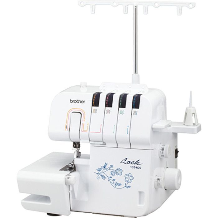 Máquina overlock - Brother - 1334DS - 3 y 4 hilos - Dobladillo enrollado - Diferencial incorporado