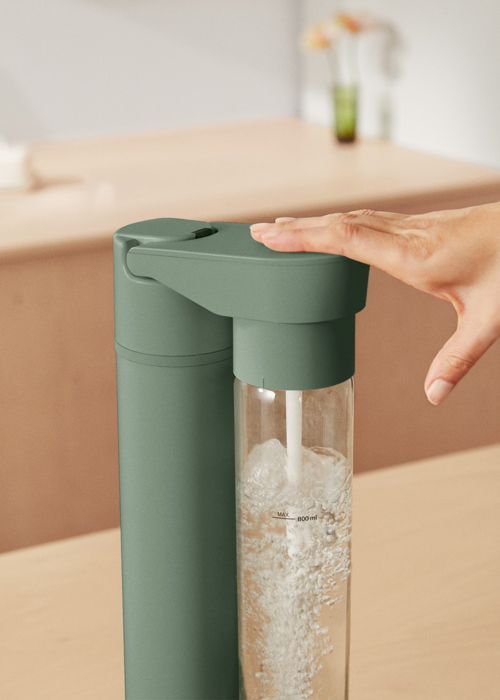 Sprudelwasserbereiter – Create – Soda Maker – 1 l – Kein Stromanschluss erforderlich – Wiederverwendbare Flasche
