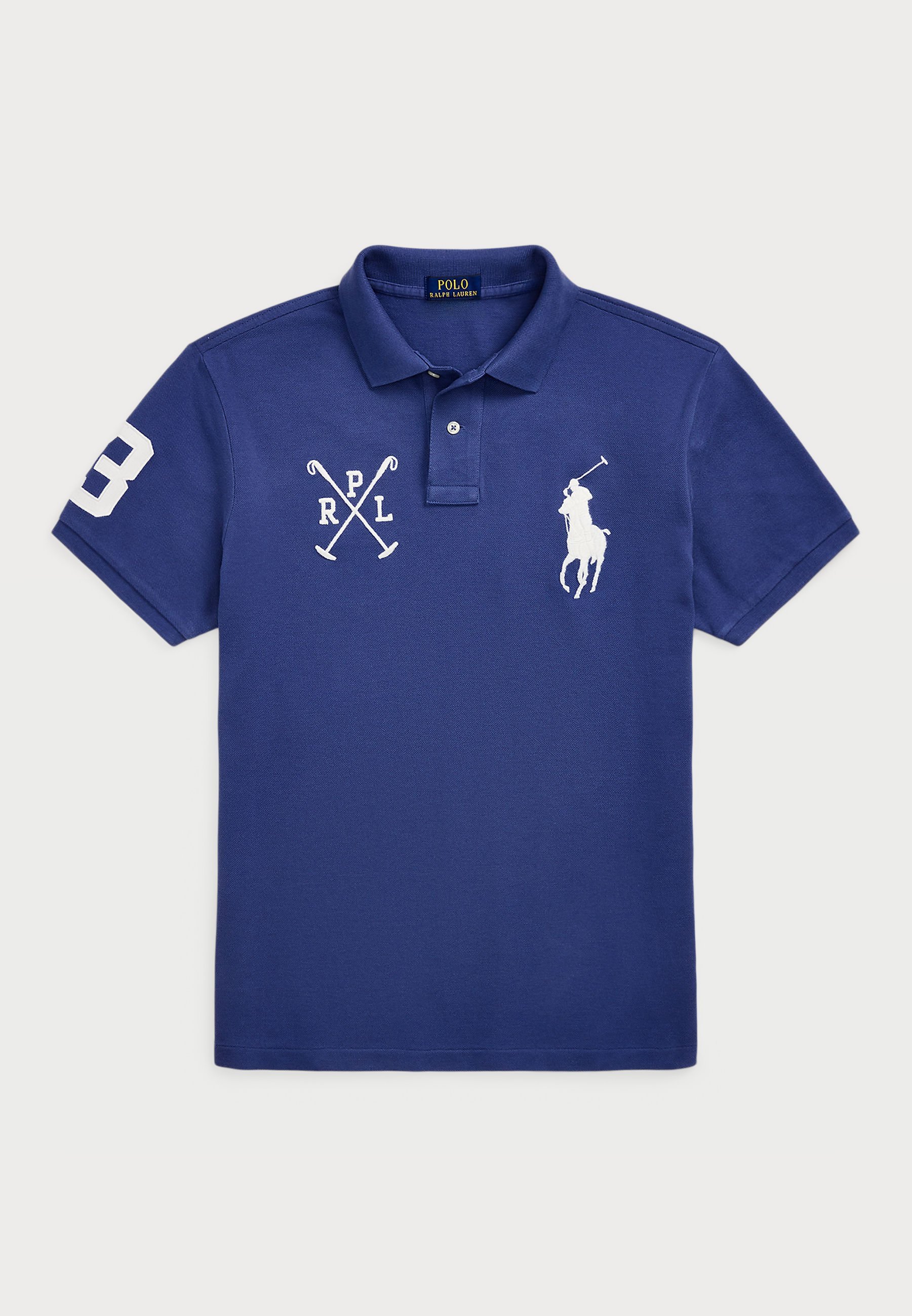 Polo Ralph Lauren Custom Slim Fit Big Pony Mesh Polo Shirt - Polo shirt - old royal