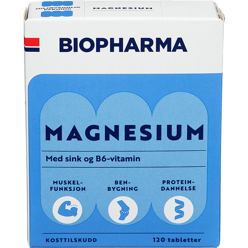 Biopharma Magnesium 120 stk. Biopharma