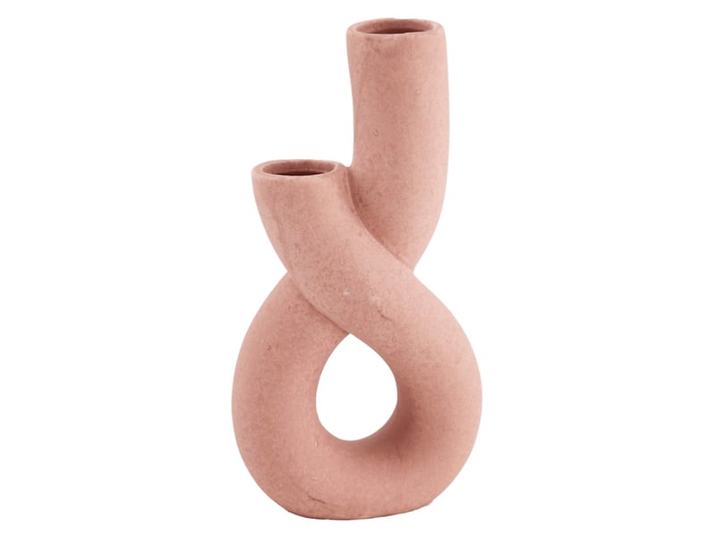 Wazon porcelanowy 21,8 cm różowy