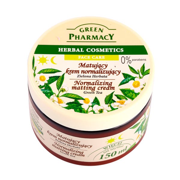 Normaliserende matterende creme med grøn te | 150 ml