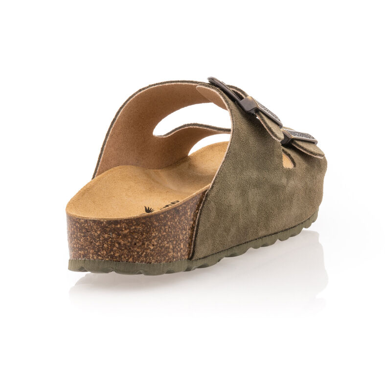 Sandali verdi da donna / Scarpe aperte in punta