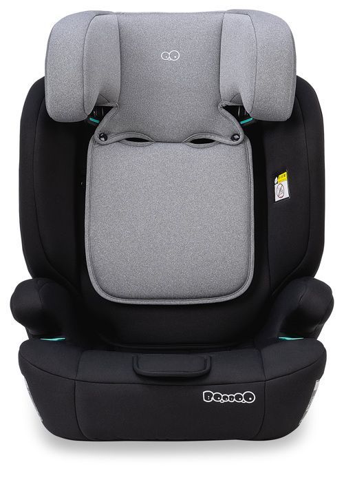 Silla de coche Booboo con cinturón de seguridad, grupo I-Size 1/2/3 (9-36 kg / 76-150 cm), con protección contra impactos laterales y reposacabezas regulable en altura.
