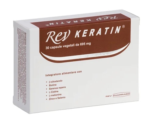 REV Rev Keratin 30 capsules Complément alimentaire pour les ongles et les cheveux
