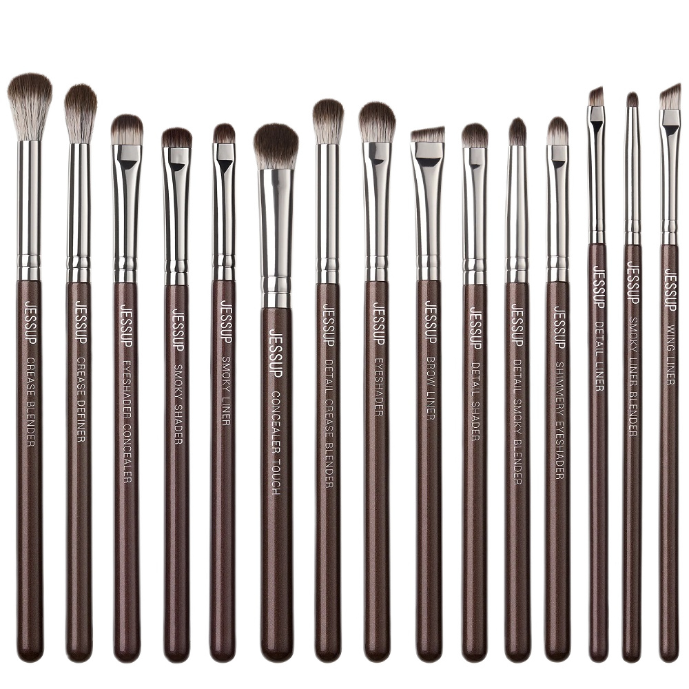Set di pennelli per trucco sintetici professionali di alta qualità Jessup