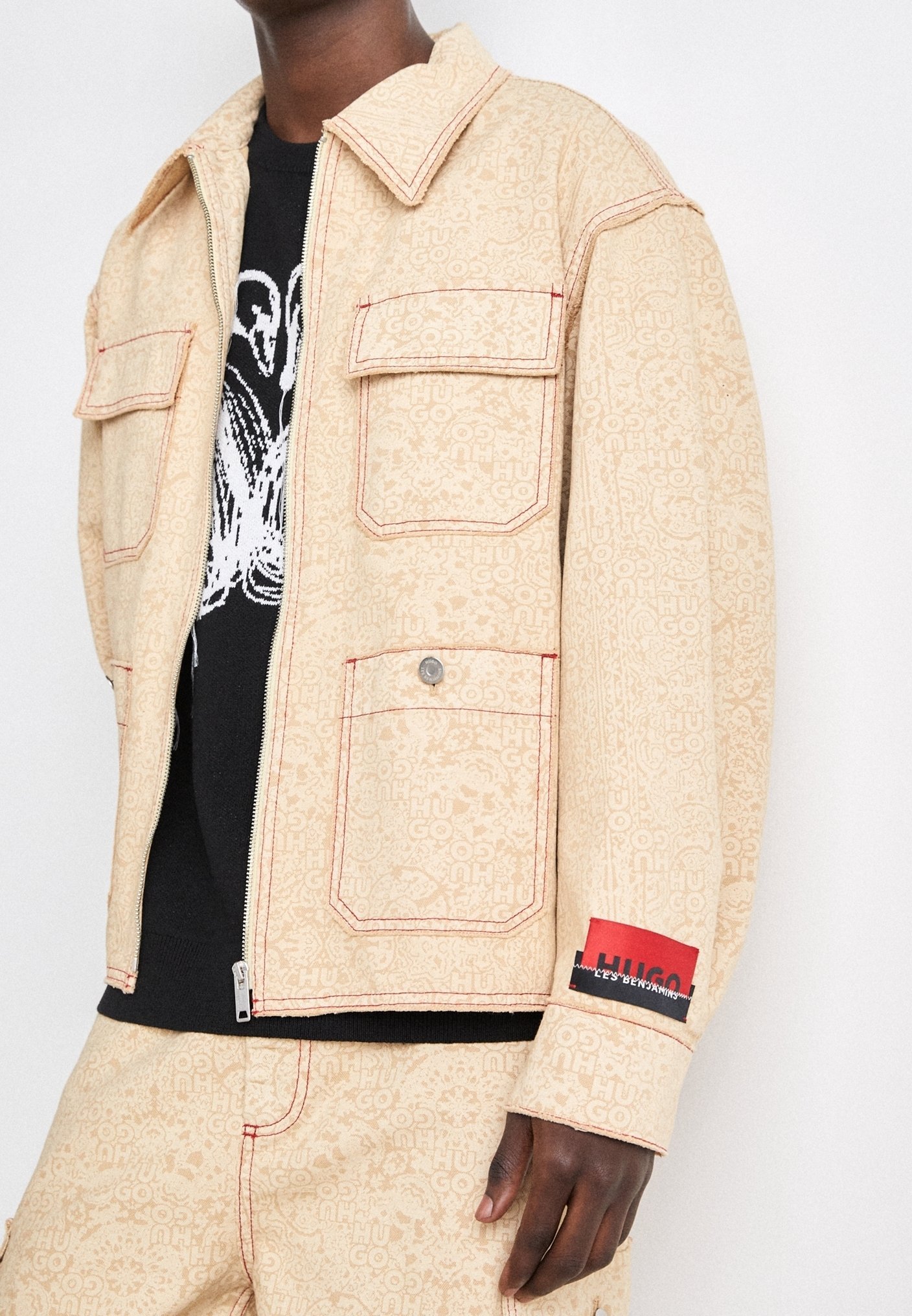 Giacca estiva HUGO - beige