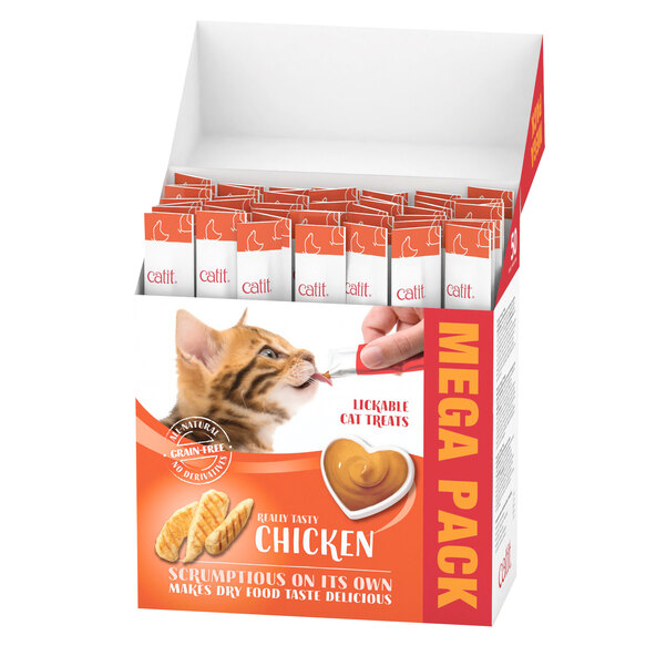 Romige kippensnack voor katten, 50 stuks