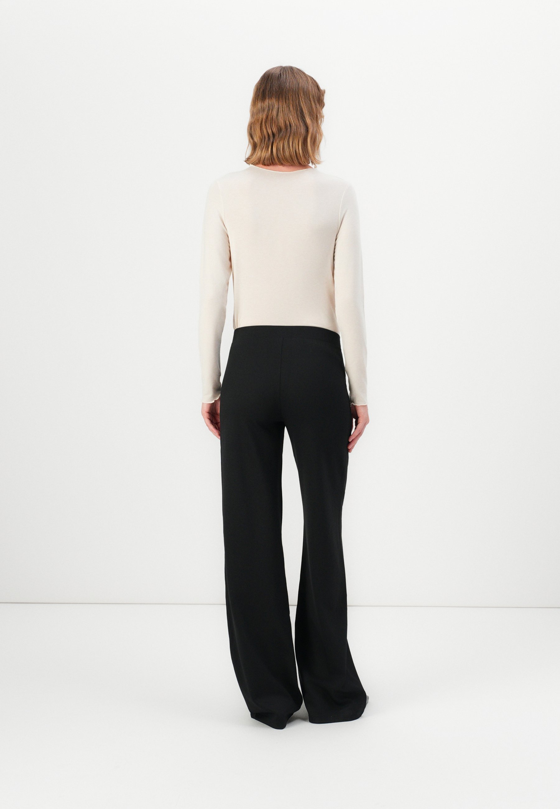 ONLY ONLPAIGE LIFE WIDE PANT - Kelnės - juodos