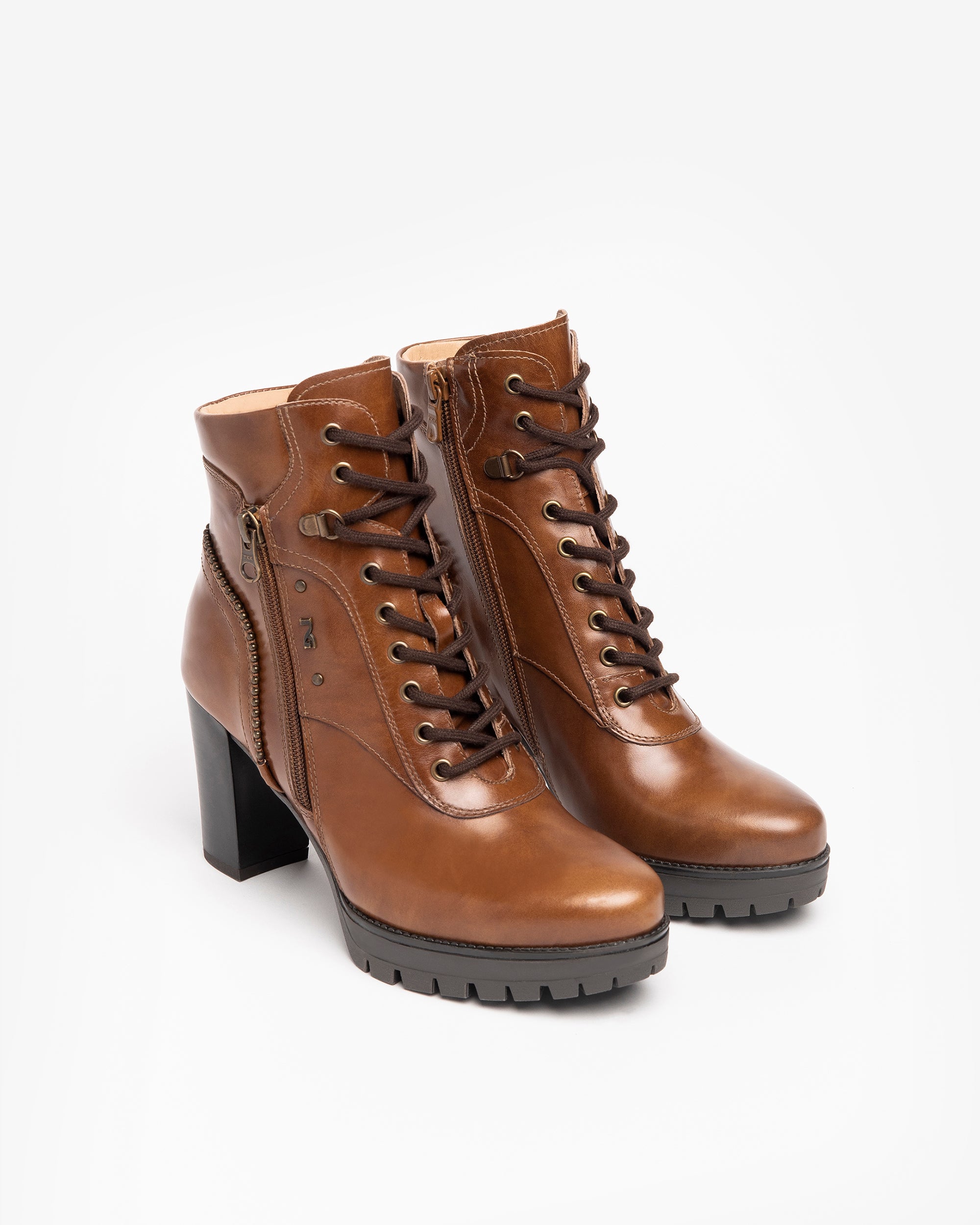  Damen-Ankle-Boots aus Leder