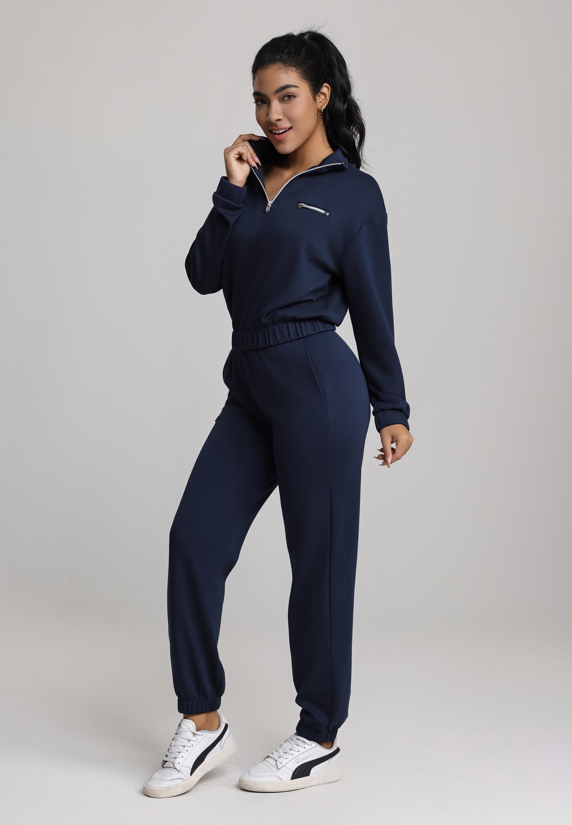 Even&Odd SET - Trainingspak - marineblauw