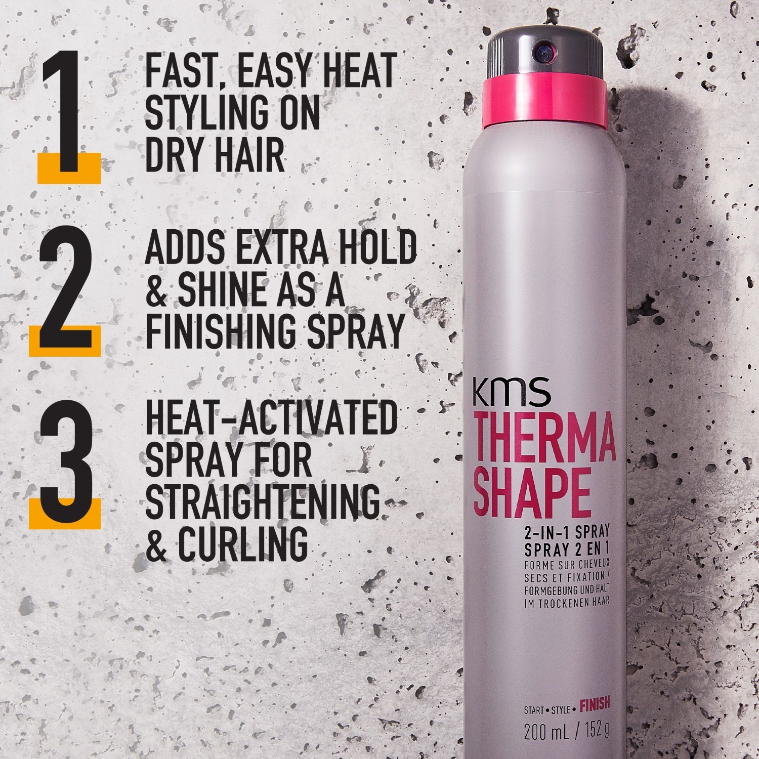KMS lak za kosu Thermoshape 2-u-1 sprej - 200 ml