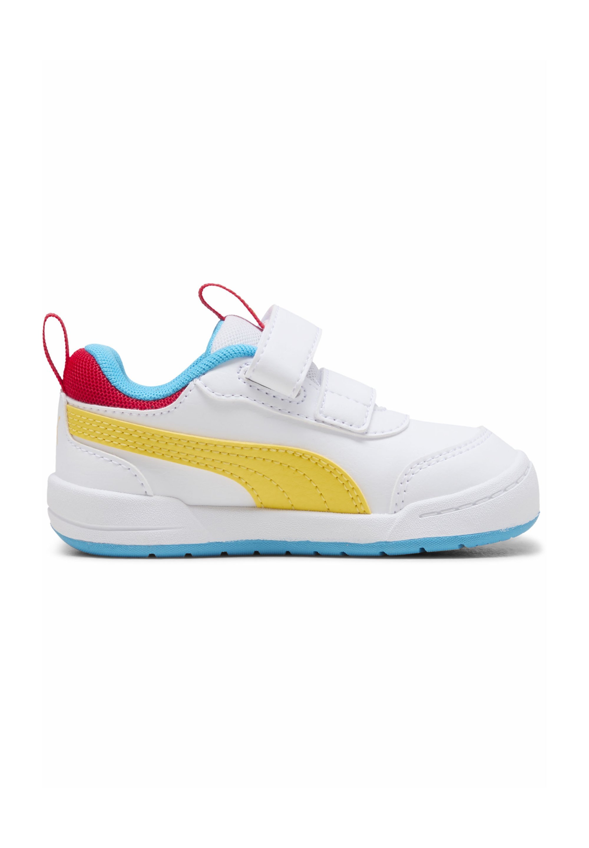 Puma MULTIFLEX - Chaussures bébé - blanc/jaune