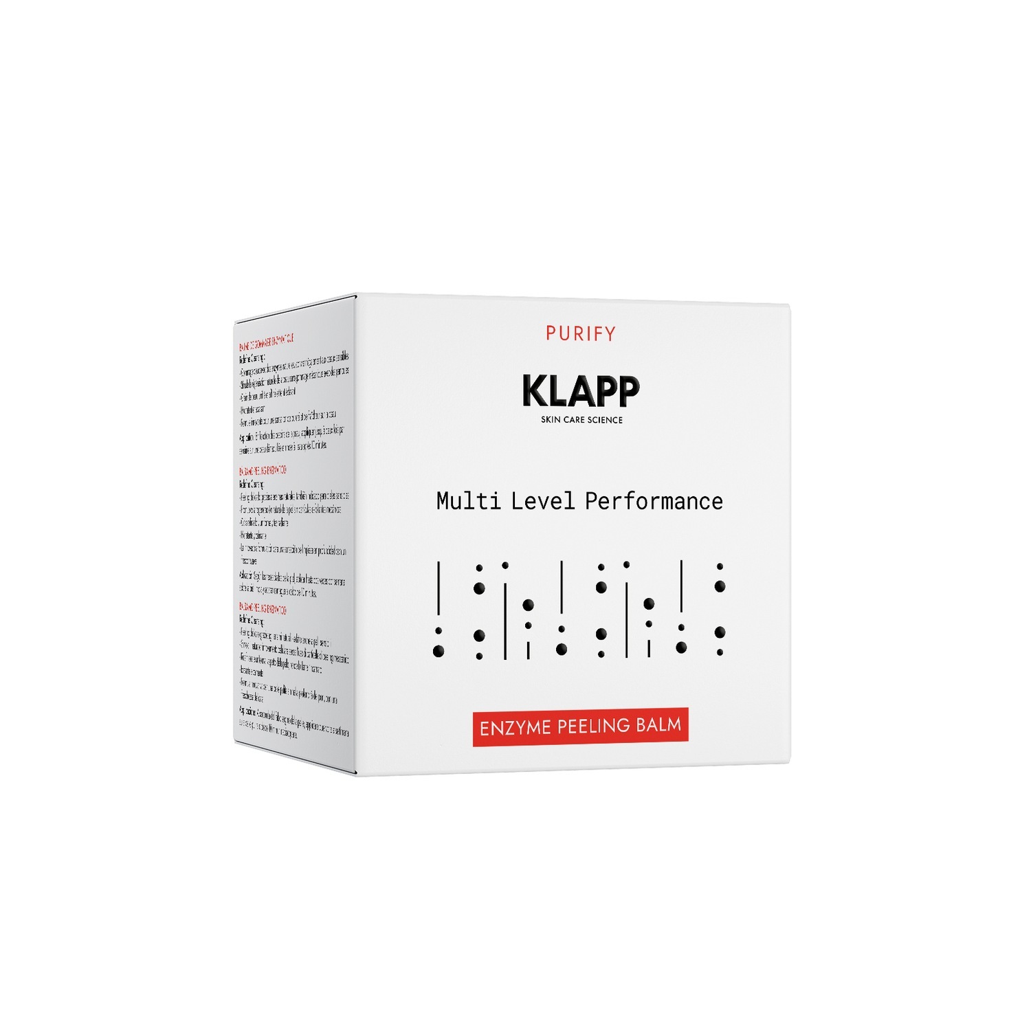 Klapp piling za lice, višeslojni enzimski piling balzam za čišćenje lica - 50 ml