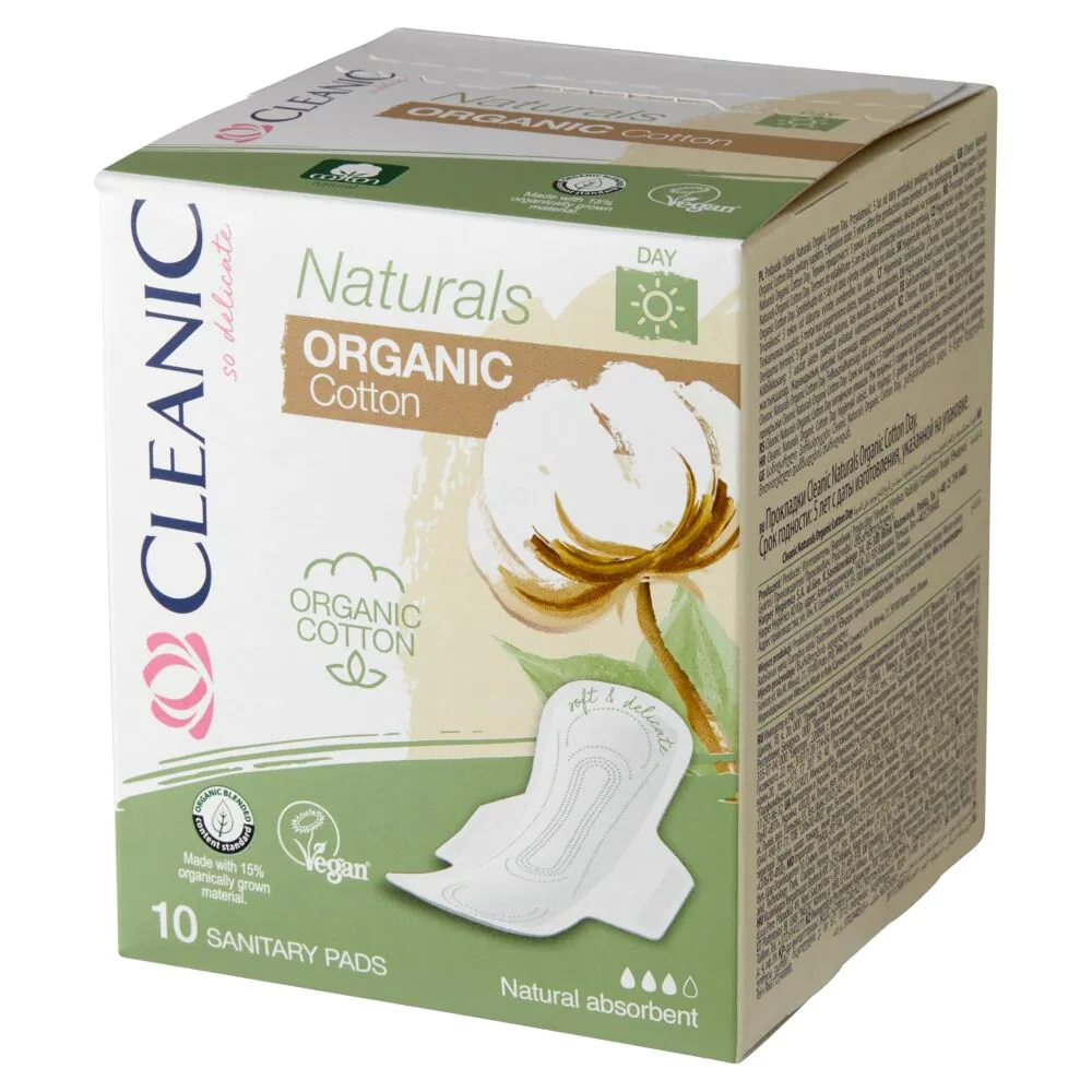 Cleanic Naturals Organic Cotton Day podpaski Higieniczne