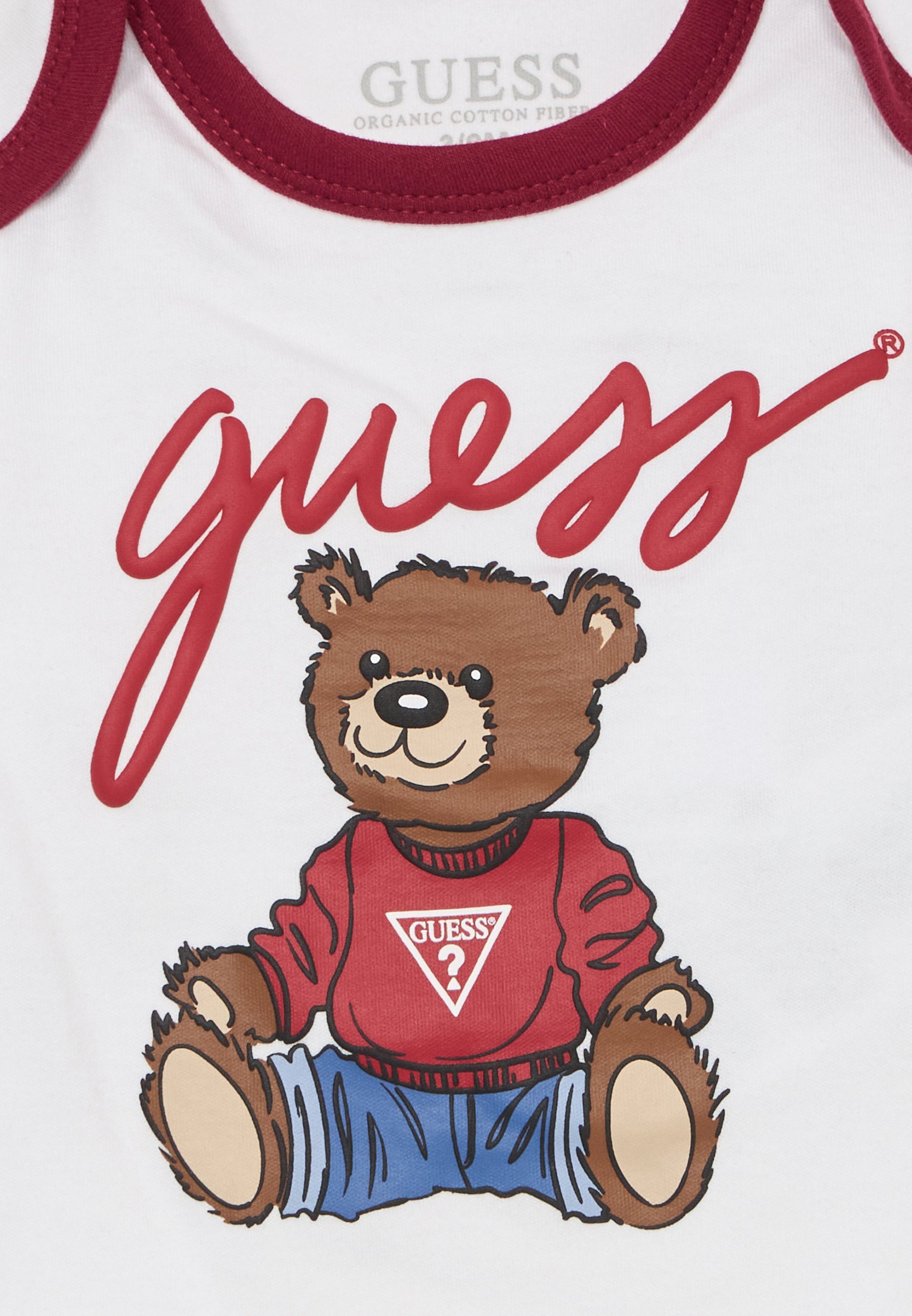Guess BABY UNISEX SET - Babycadeaus - balzaalrood