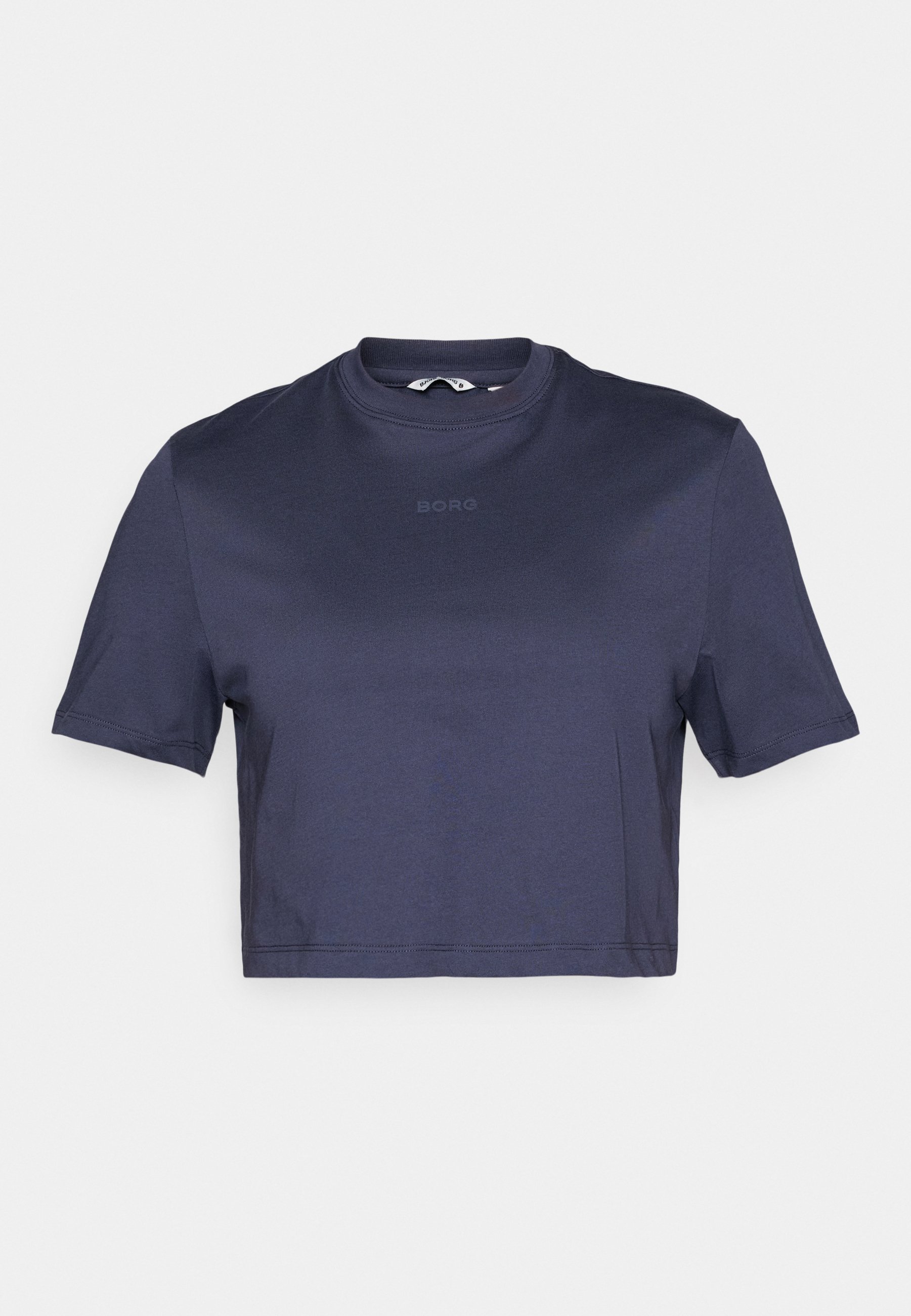 T-shirt imprimé court Björn Borg STUDIO CROPPED - Gris odyssée