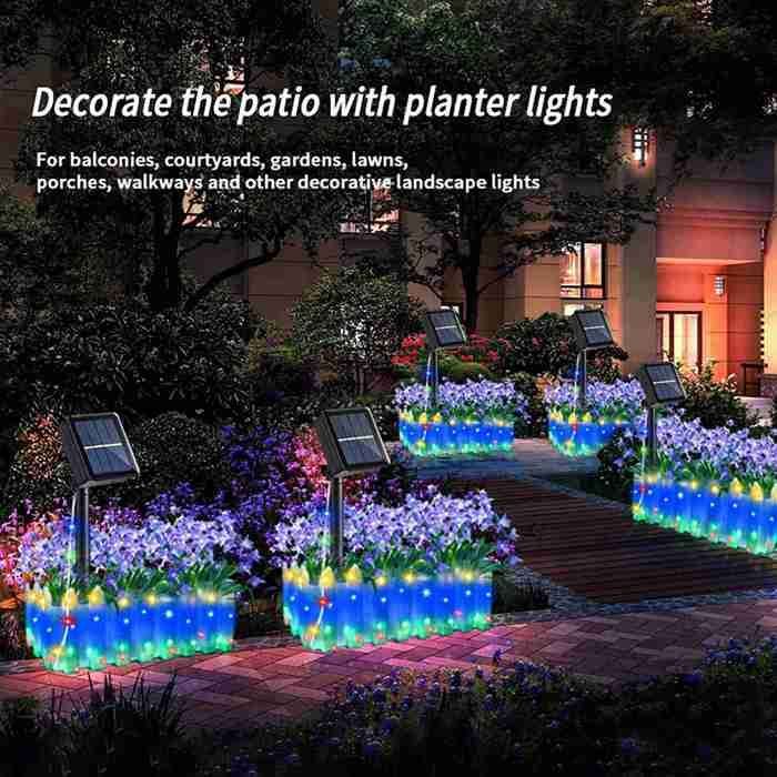 Lámpara solar LED Ulisem - Para macetas - Iluminación exterior - Diseño elegante