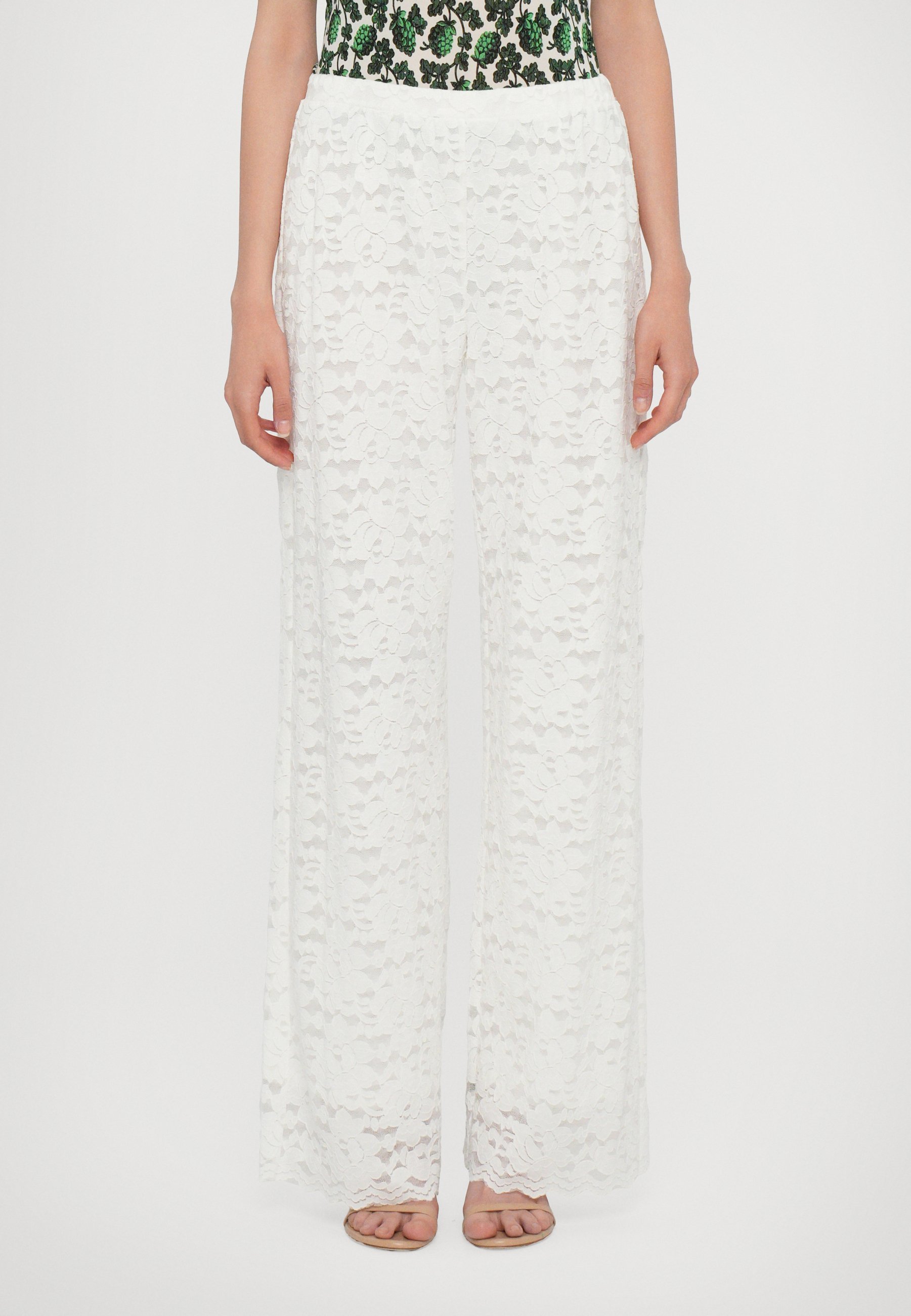 Diane von Furstenberg MALIA - Calças - brancas