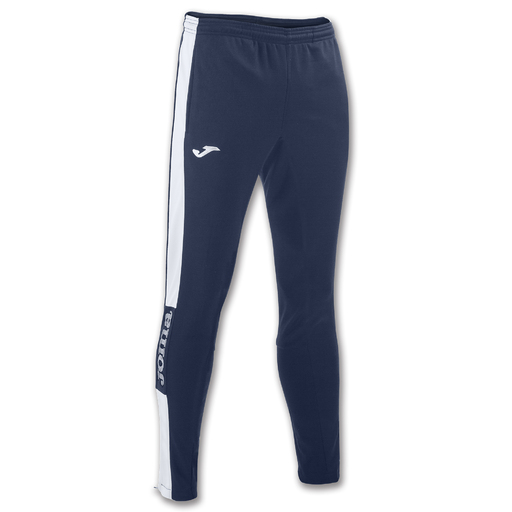 Joma Championship IV Marineblauwe en Witte Lange Broek