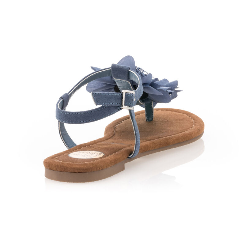 Sandálias femininas azuis / Sapatos de bico aberto