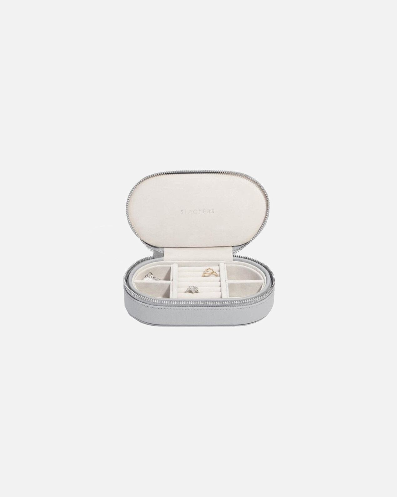 Modni dodatek Stackers Oval Pebble Grey - 1 kos