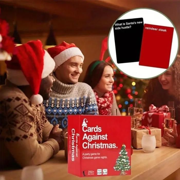 Cards Against Christmas - Juego de mesa para adultos, ideal para fiestas navideñas - De 4 a 10 jugadores o más (mayores de 17 años)