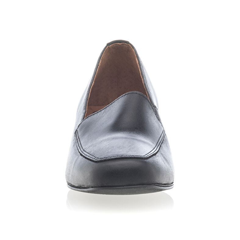 Schwarze Damen-Loafer/Bootsschuhe