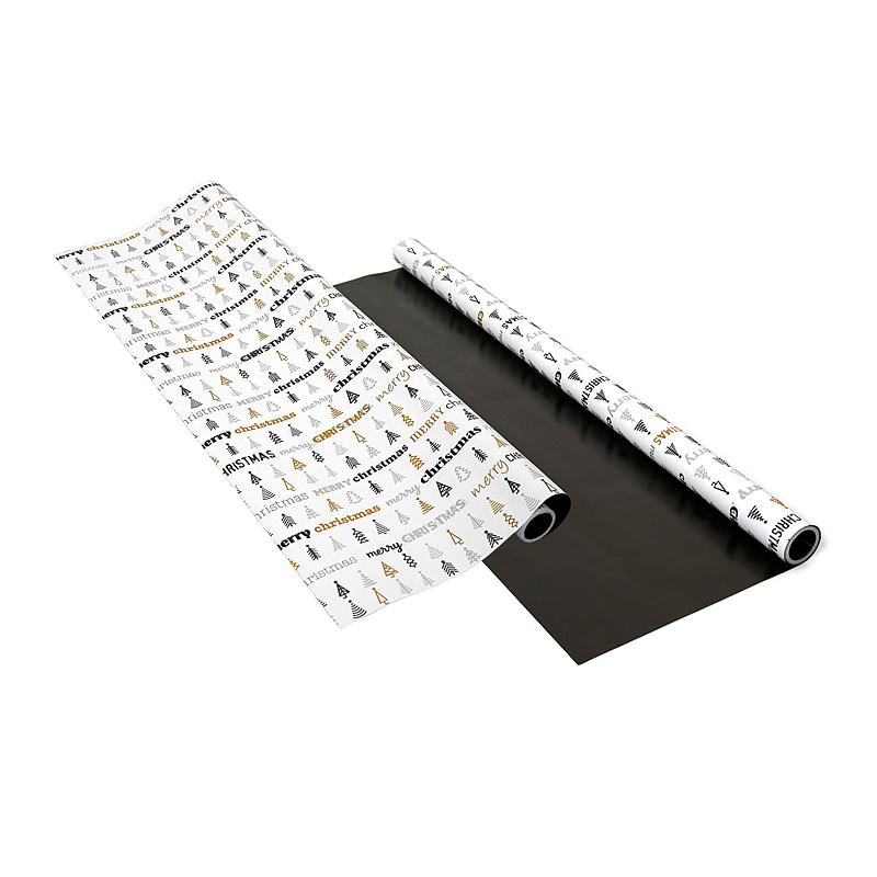 Papier de Noël pour la maison, 5 m x 70 cm, double face
