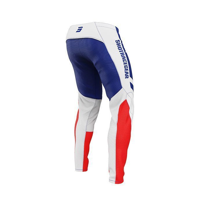 Pantalon moto cross SHOT RACE GEAR Contact Mythic Blue Red