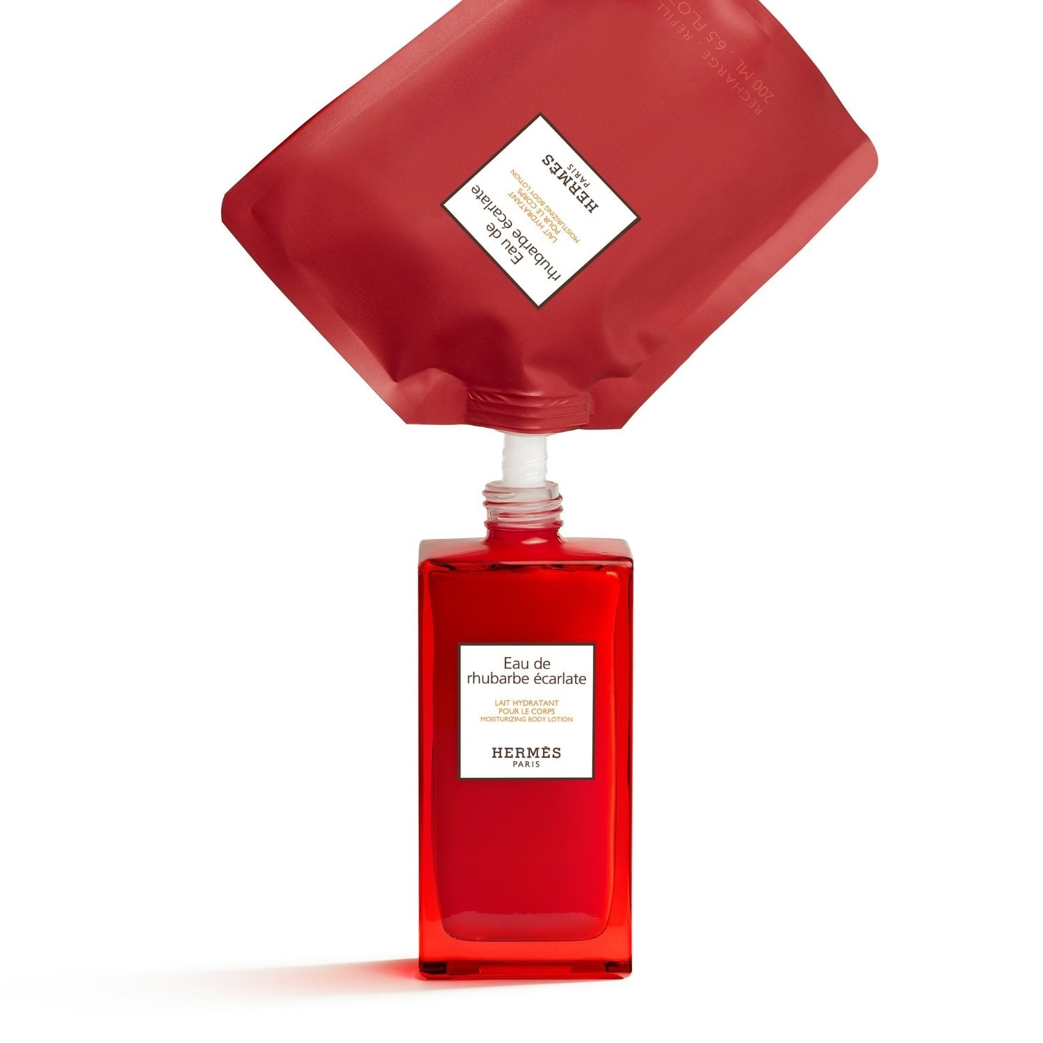 HERMÈS Scarlet Rhubarb Water kūno losjonas Drėkinamasis kūno losjonas – 200 ml