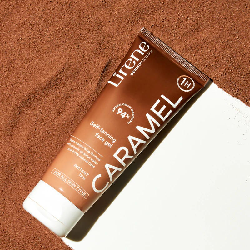 Samoopalovací gel na obličej Lirene Perfect Tan
