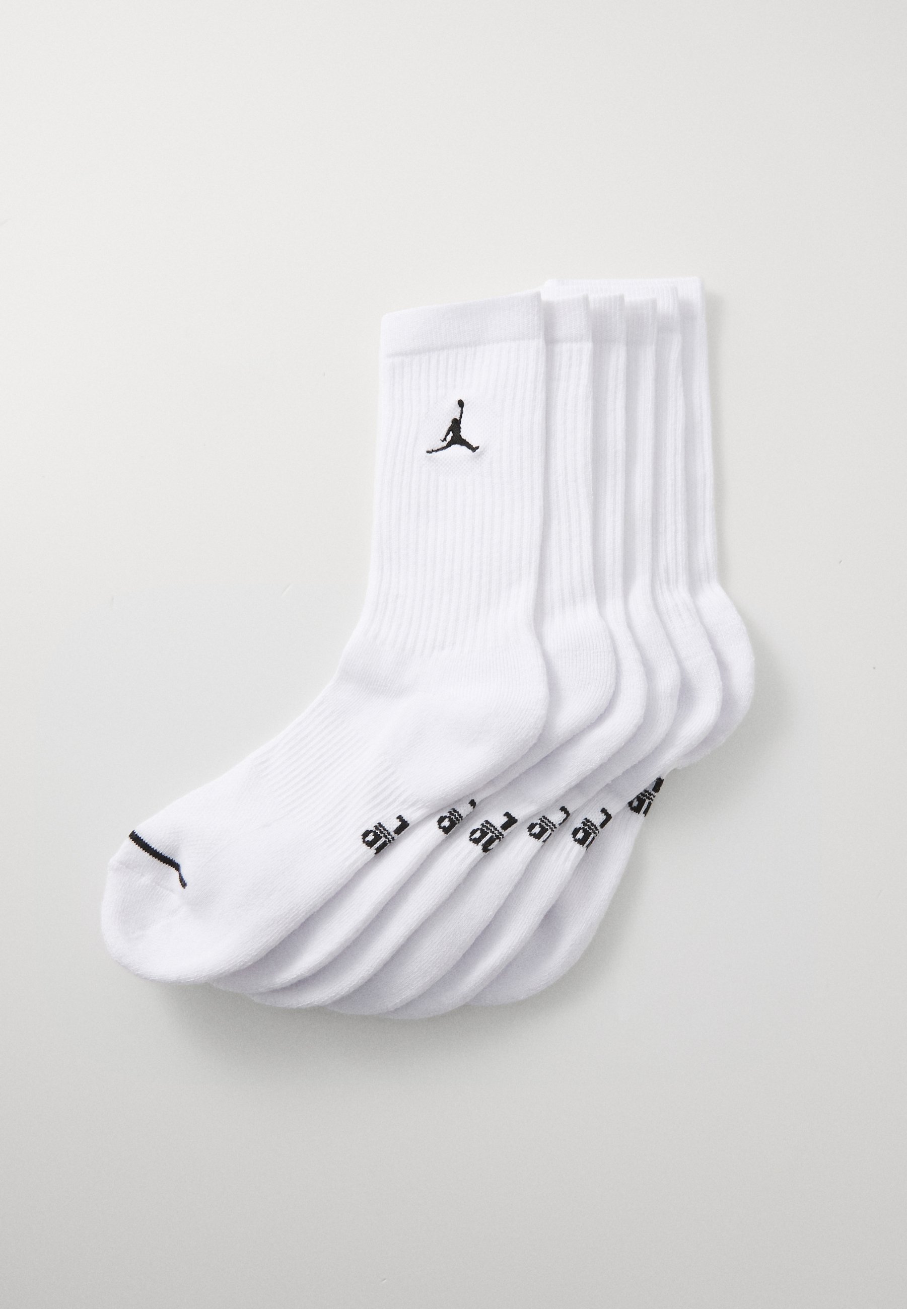 Jordan CUSH CREW 6-PACK - Sportsokken - wit/zwart