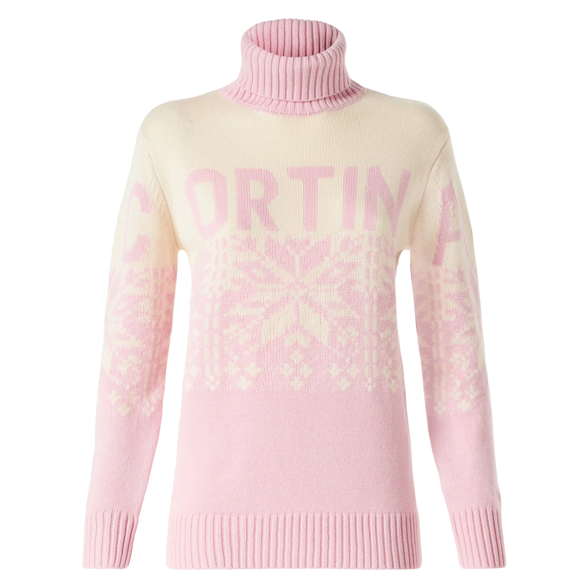 Cortina Damen-Rollkragenpullover aus Jacquard