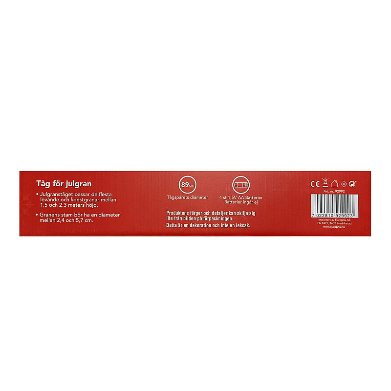 Hem Julgranståg 120-230 cm för julgran