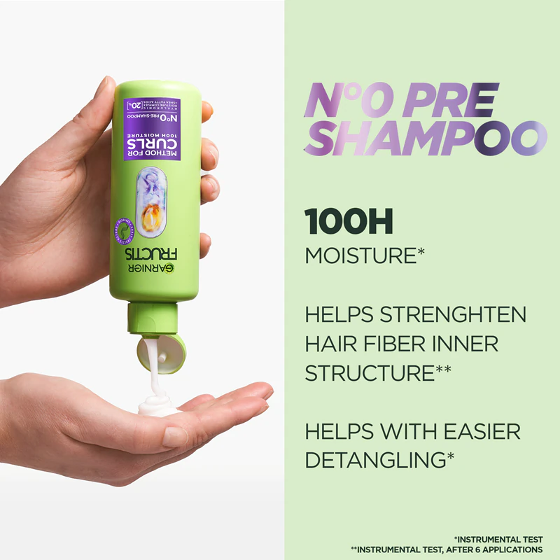 Garnier Fructis Curls Method, een voedende voorbereiding op de verzorging van krullend en golvend haar.
