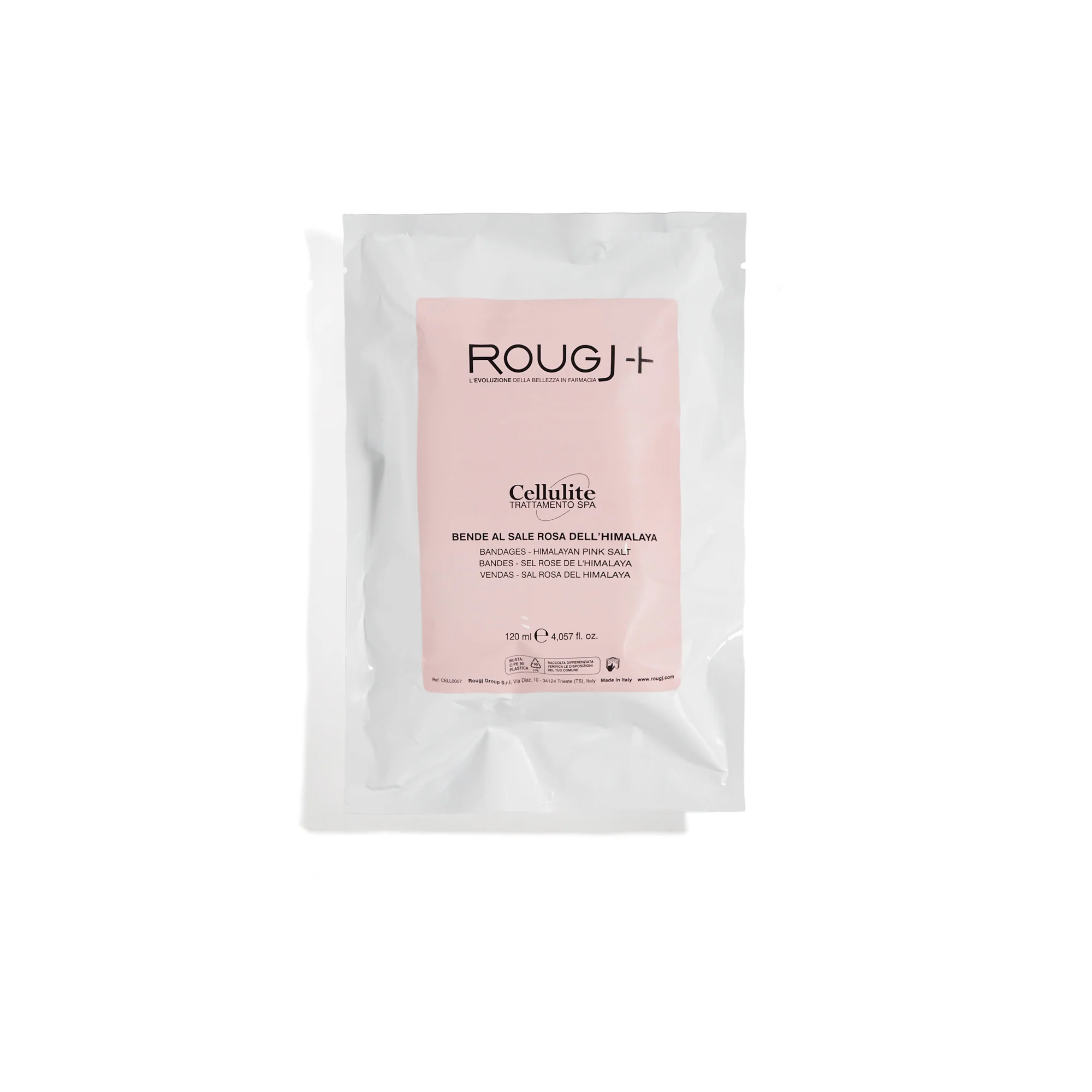 Cellulite Trattamento SPA Trattamento Corpo al Sale Rosa Dell'Himalaya - Guaine e Patch, Crema gambe antifatica