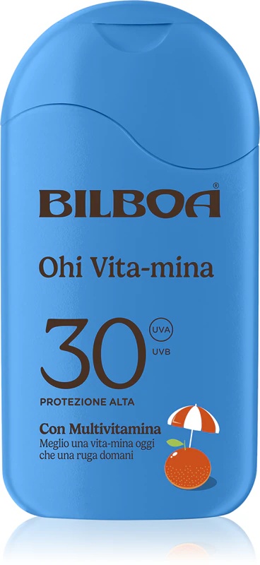 Bilboa Ohi Vitamina Latte sauļošanās krēms ar vitamīniem