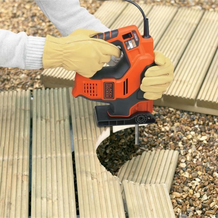 Corded hand saw - BLACK+DECKER - RS890K-QS - 500W - 23mm stroke - with case and 3 blades