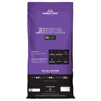 World's Best Cat Litter Lavender