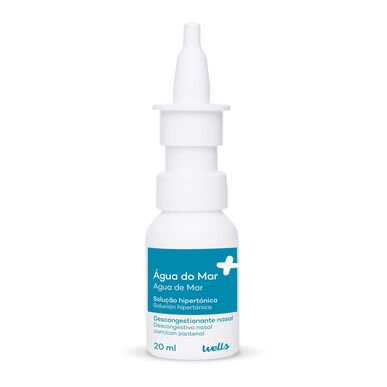 Wells merivesi nenän tukkoisuutta vähentävä suihke 20 ml