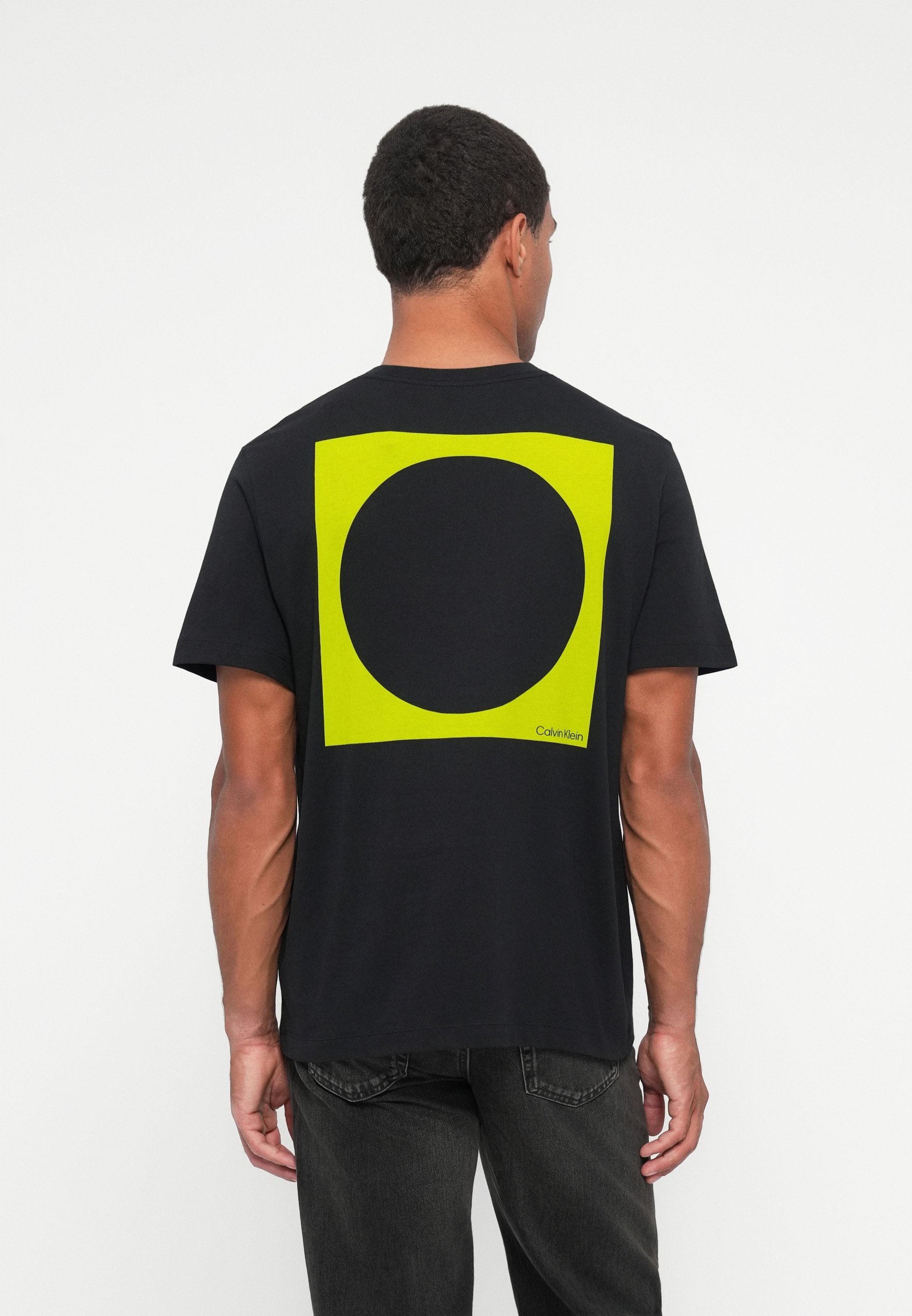 Calvin Klein Jeans T-shirt met print - zwart