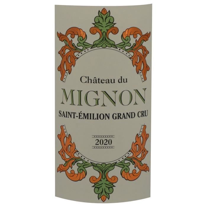 Château Du Mignon 2020 Saint-Emilion Grand Cru - Bordeaux-punaviini