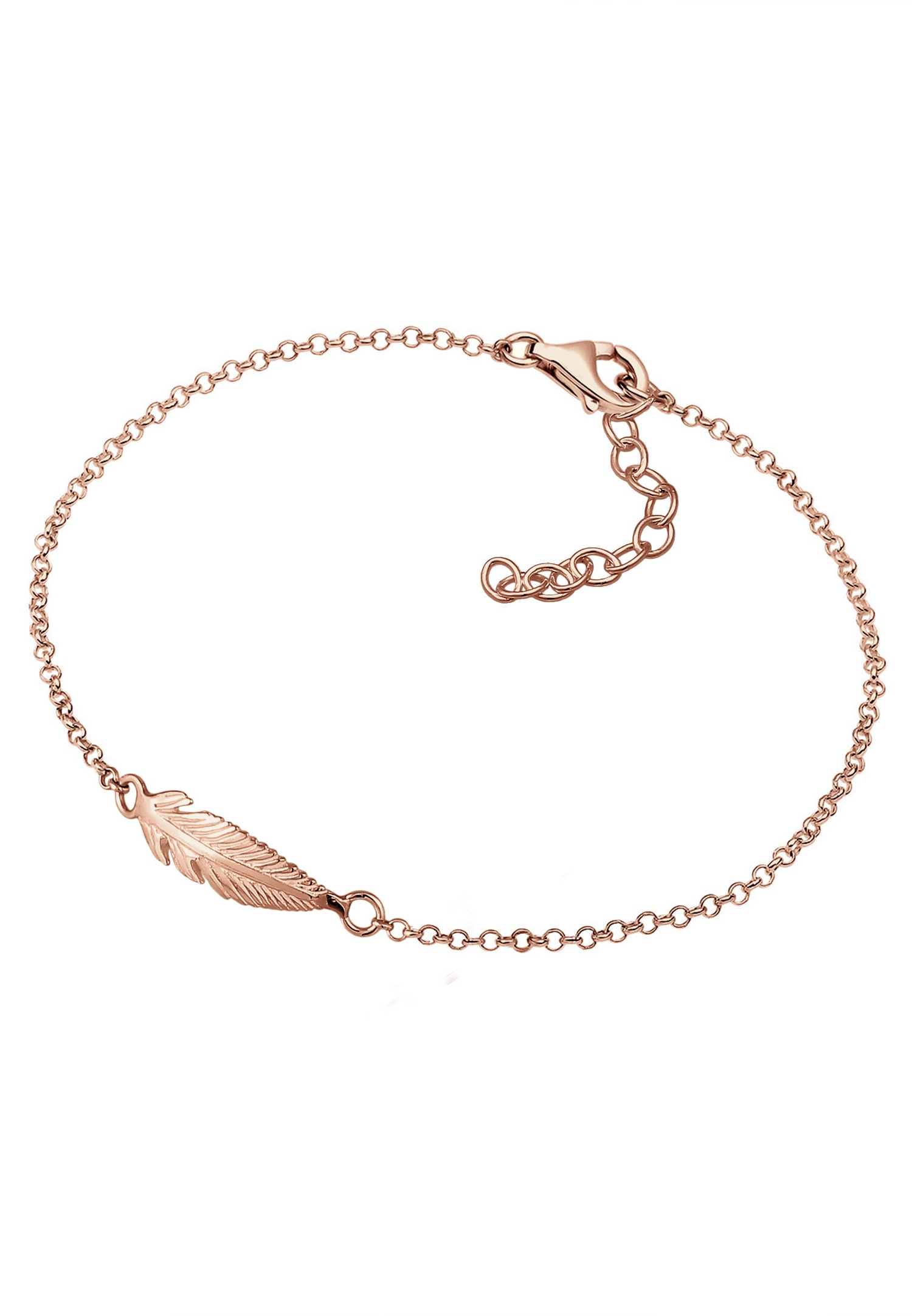 Elli Femmes pendentif plume Festival Boho Basic en argent sterling 925