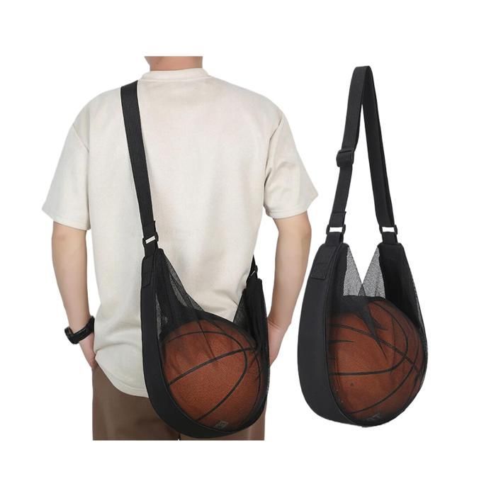 Basketball Backpack, Mesh Pocket, Basketball Accessories, backpack, basketball bag, mesh pocket with carabiner