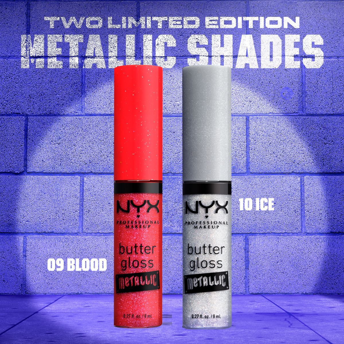 NYX Professional Makeup Butter Gloss metalizirani laki